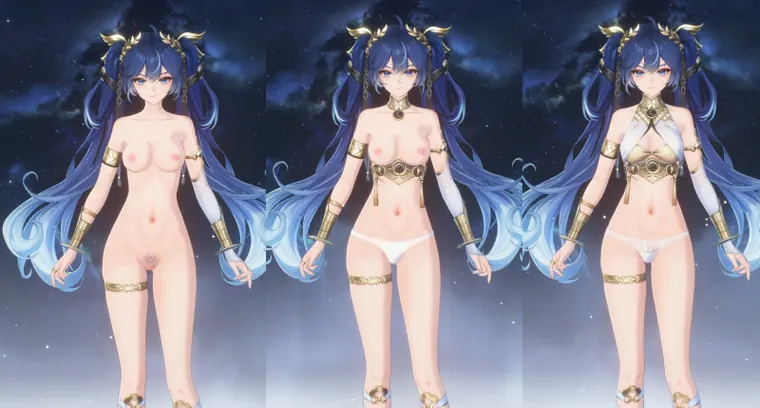鳴潮 ユーノ Iuno Iuno in Panty mod