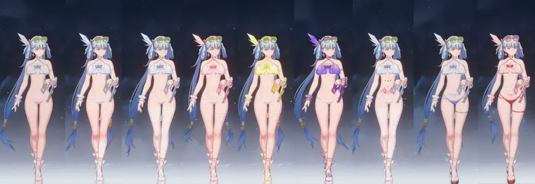 鳴潮 今汐 Jinhsi Jinhsi - Summer (Toggle H) mod