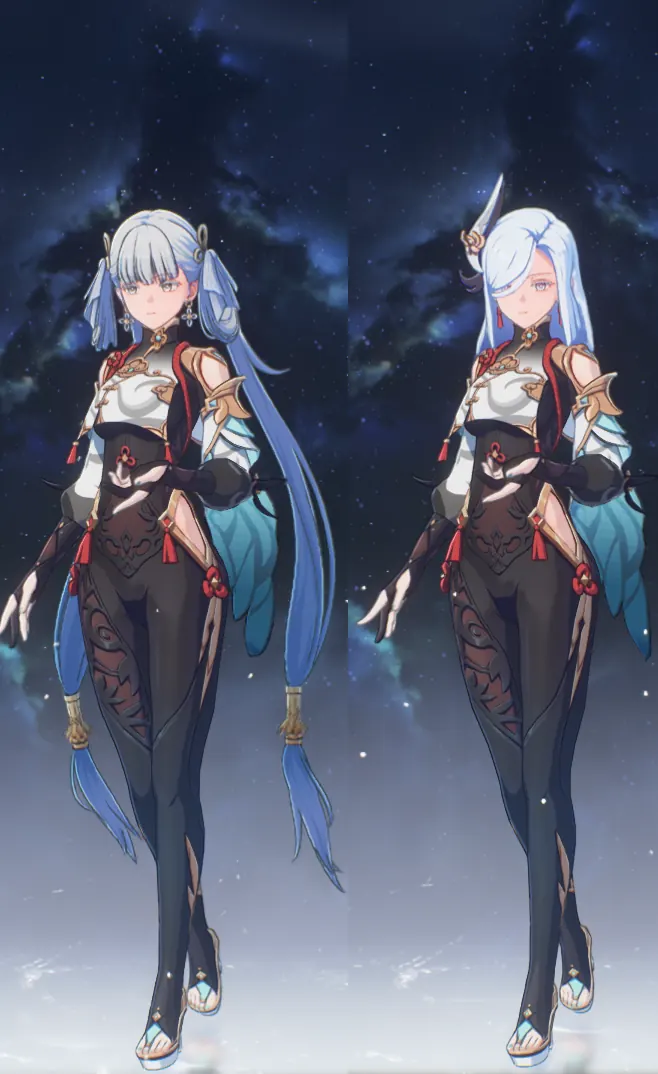 鳴潮 今汐 Jinhsi Jinhsi - Shenhe outfit (Toggle H) mod
