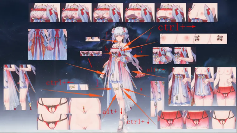 鳴潮 今汐 Jinhsi Jinhsi PEACH BLOSSOM NSFW outfit mod