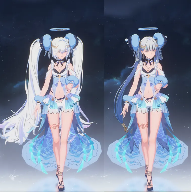 鳴潮 今汐 Jinhsi Jinhsi - Aqua Enchantress (Toggle H) mod