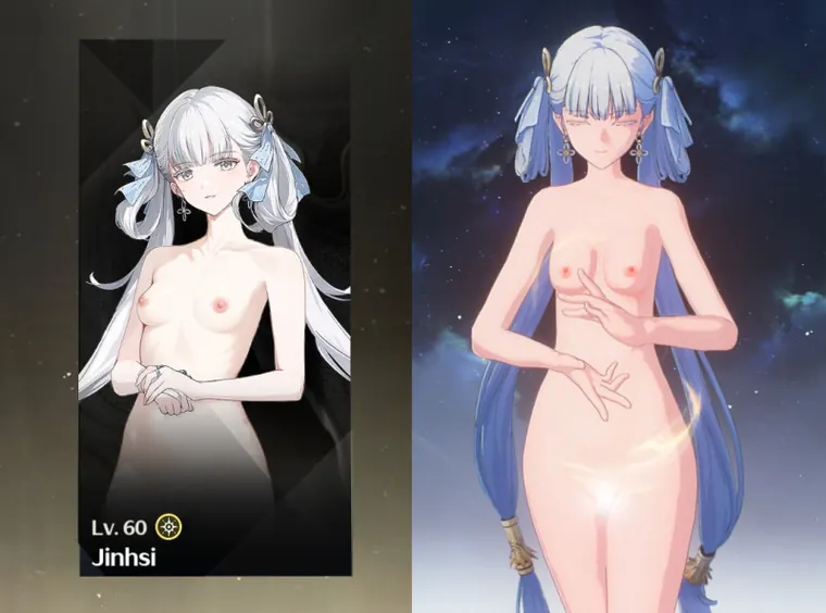 鳴潮 今汐 Jinhsi Jinshi nude plus splash art mod