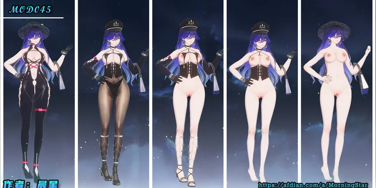 鳴潮 ルシラー Lucilla 洛瑟菈-暗夜魅影-序列045 mod