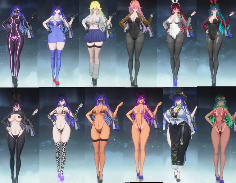 鳴潮 ルシラー Lucilla Lucilla Customization And Mega Wardrobe mod