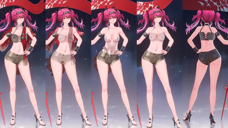 鳴潮 ルパ Lupa Lupa Sexy jeans-露帕性感牛仔裤 mod