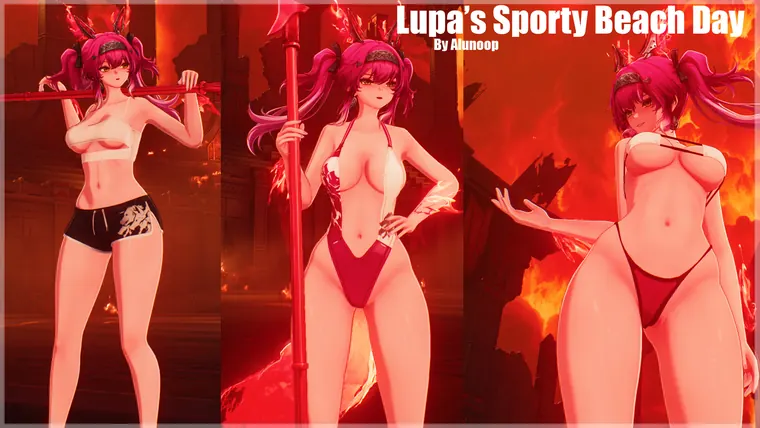 鳴潮 ルパ Lupa Lupa's Sporty Beach Day mod