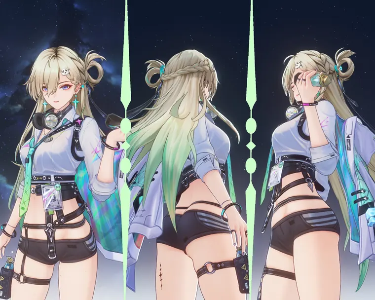 鳴潮 リンネー Lynae No-Skirt Lynae mod