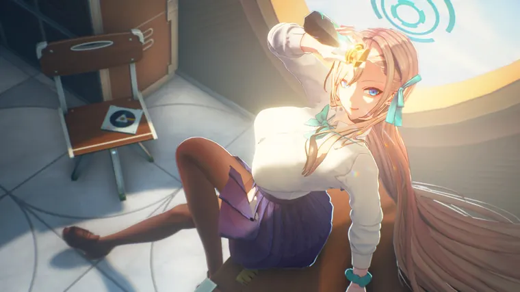 鳴潮 リンネー Lynae Lynae Asuna School Uniform (Blue Archive) mod