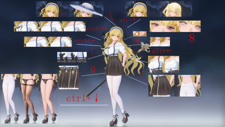 鳴潮 フィービー Phoebe phoebe cos watson Amelia NSFW switch mod