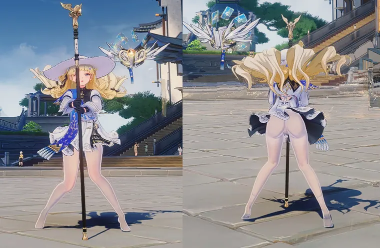 鳴潮 フィービー Phoebe Phoebe taking off shoes 脱鞋的菲比 mod