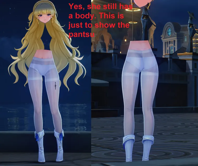 鳴潮 フィービー Phoebe Official Phoebe Panties (Restores old textures) mod
