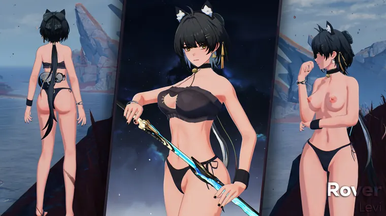 鳴潮 漂泊者 Rover Rover | Neko Lingerie mod