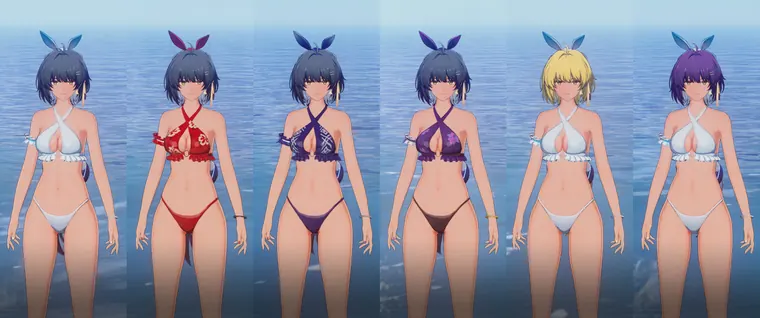 鳴潮 漂泊者 Rover Rover Female Bikini (Summertime) mod