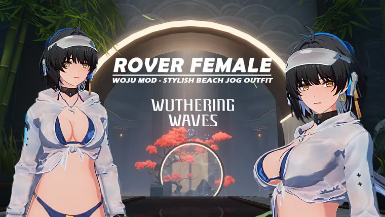 鳴潮 漂泊者 Rover Woju - Rover F Stylish Beach Jog Outfit mod