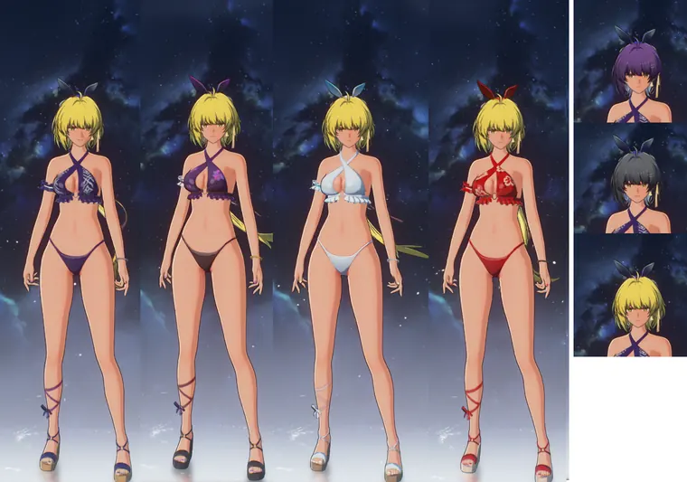 鳴潮 漂泊者 Rover Rover (F) - Bikini (Summertime) (Toggle H Y) mod