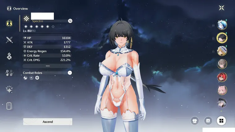 鳴潮 漂泊者 Rover Rover female wedding mod