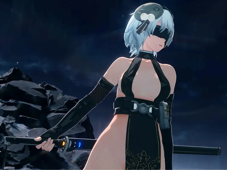 鳴潮 漂泊者 Rover Rover×YoRHa•2B Shinobi outfit v1.11 漂泊者×2B 忍者装束 mod