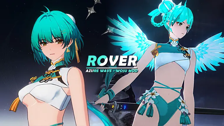 鳴潮 漂泊者 Rover Woju - Rover Azure Wave mod