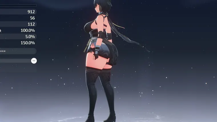 鳴潮 漂泊者 Rover Bustier Thiccer Female Rover mod