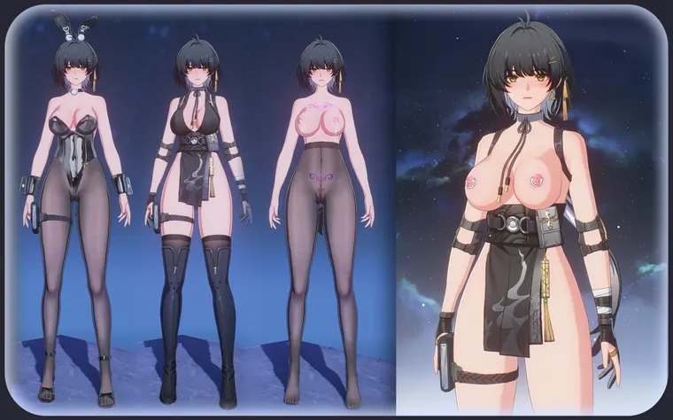 鳴潮 漂泊者 Rover Rover Female-OG&Charming Bunny-NSFW mod