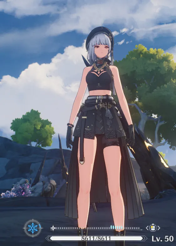 鳴潮 散華 Sanhua Sanhua no stockings mod