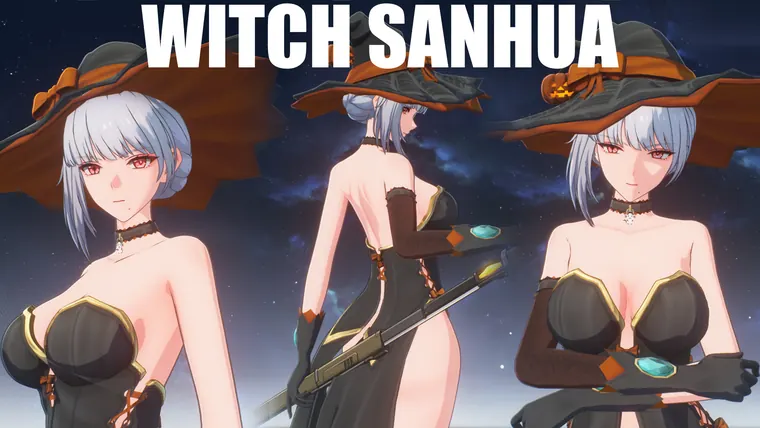 鳴潮 散華 Sanhua Witch Sanhua mod