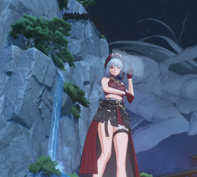 鳴潮 散華 Sanhua Sanhua Red NSFW hat mod