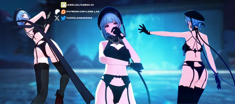 鳴潮 散華 Sanhua Sanhua Lingerie Collection mod