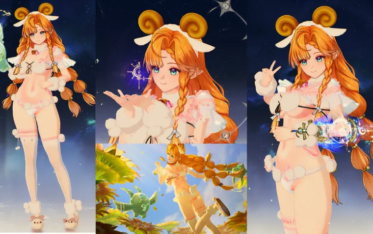 鳴潮 シグリカ Sigrika sigrika-Cute Little Lamb mod