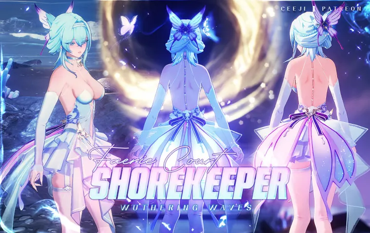鳴潮 ショアキーパー The Shorekeeper Faerie Court Shorekeeper [Multitoggle] mod