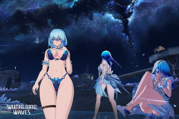 鳴潮 ショアキーパー The Shorekeeper Shorekeeper _ Mi Estrella fugaz mod
