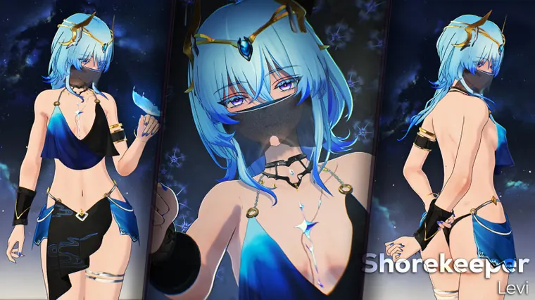 鳴潮 ショアキーパー The Shorekeeper Shorekeeper | Exotic Dancer mod