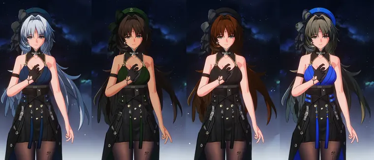 鳴潮 秧秧 Yangyang Yangyang recolors + breast jiggle animation mod