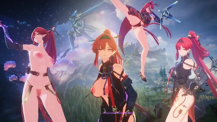 鳴潮 吟霖 Yinlin LewdLad's Busty Yinlin Series mod