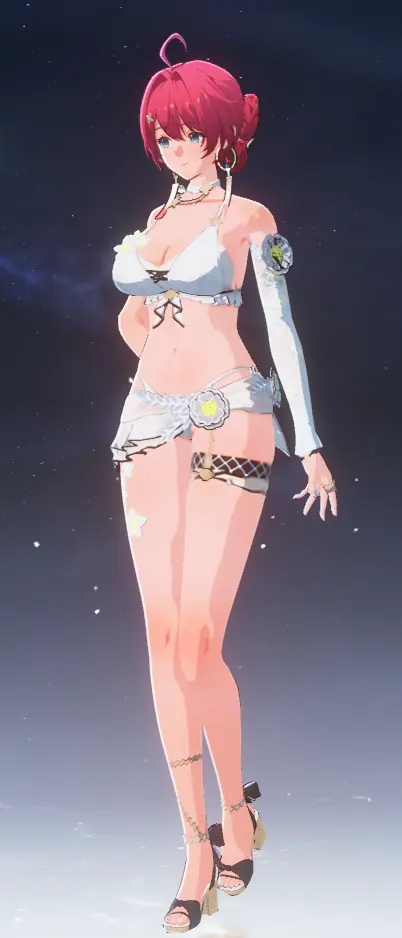鳴潮 吟霖 Yinlin VerinaNekoMaidLingerie mod