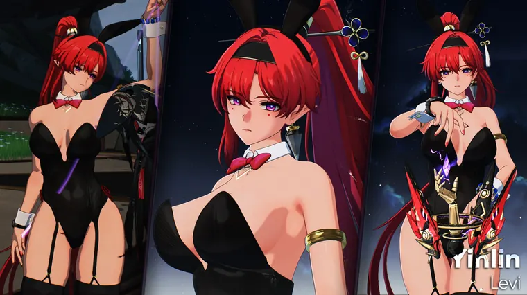 鳴潮 吟霖 Yinlin Yinlin | Bunny Girl Outfit mod