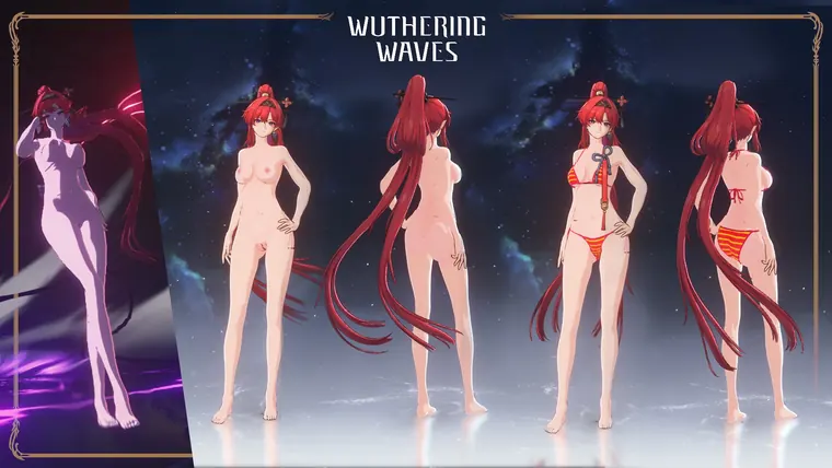 鳴潮 吟霖 Yinlin YinLin Nude and Skimpy mod