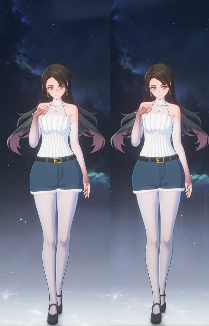 鳴潮 折枝 Zhezhi Zhezhi - Outfit (Toggle H) mod