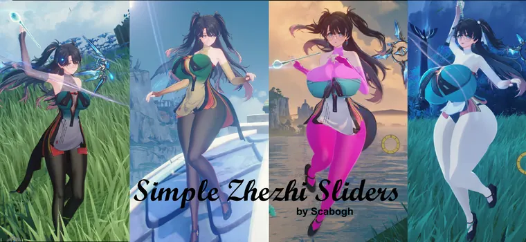 鳴潮 折枝 Zhezhi Simple Zhezhi Sliders mod