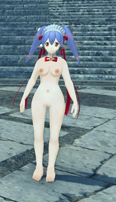 ゼノブレイド2 ハナJKのヌード化 mod