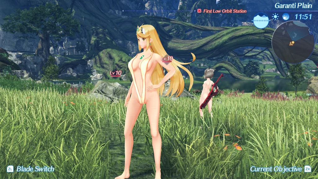 ゼノブレイド2 ニアのヌード体型調整 mod