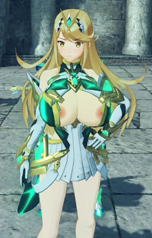 ゼノブレイド2 ヒカリの胸サイズ拡大（Mythra Large Breasts） mod