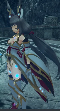 ゼノブレイド2 ニア（ブレイド）の部分ヌード化 mod