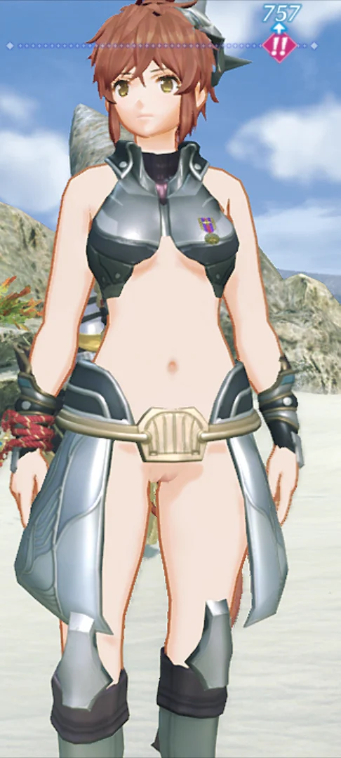 ゼノブレイド2 ラウラのシン風部分ヌード衣装 mod