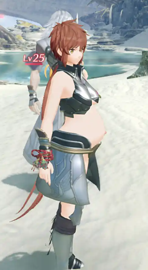 ゼノブレイド2 ラウラのシン風部分ヌード衣装 mod