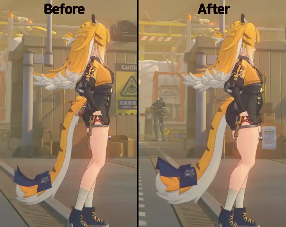 橘福福 Modified Fufu with tails mod