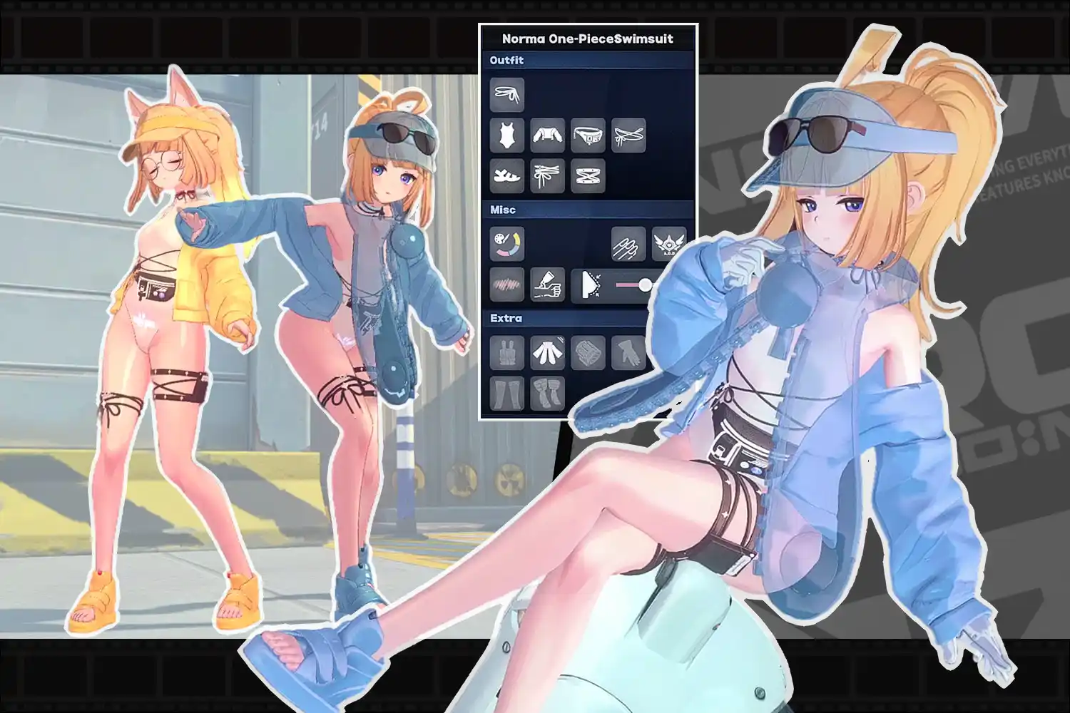 ノルムー Norma - One-Piece Swimsuit mod