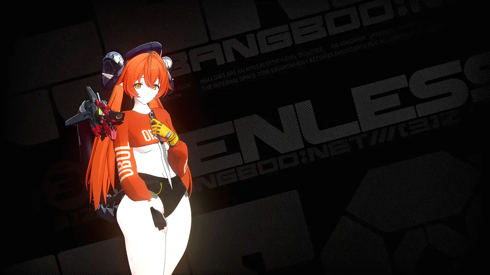 ゼンレスゾーンゼロ Crop Sweater Orphie mod