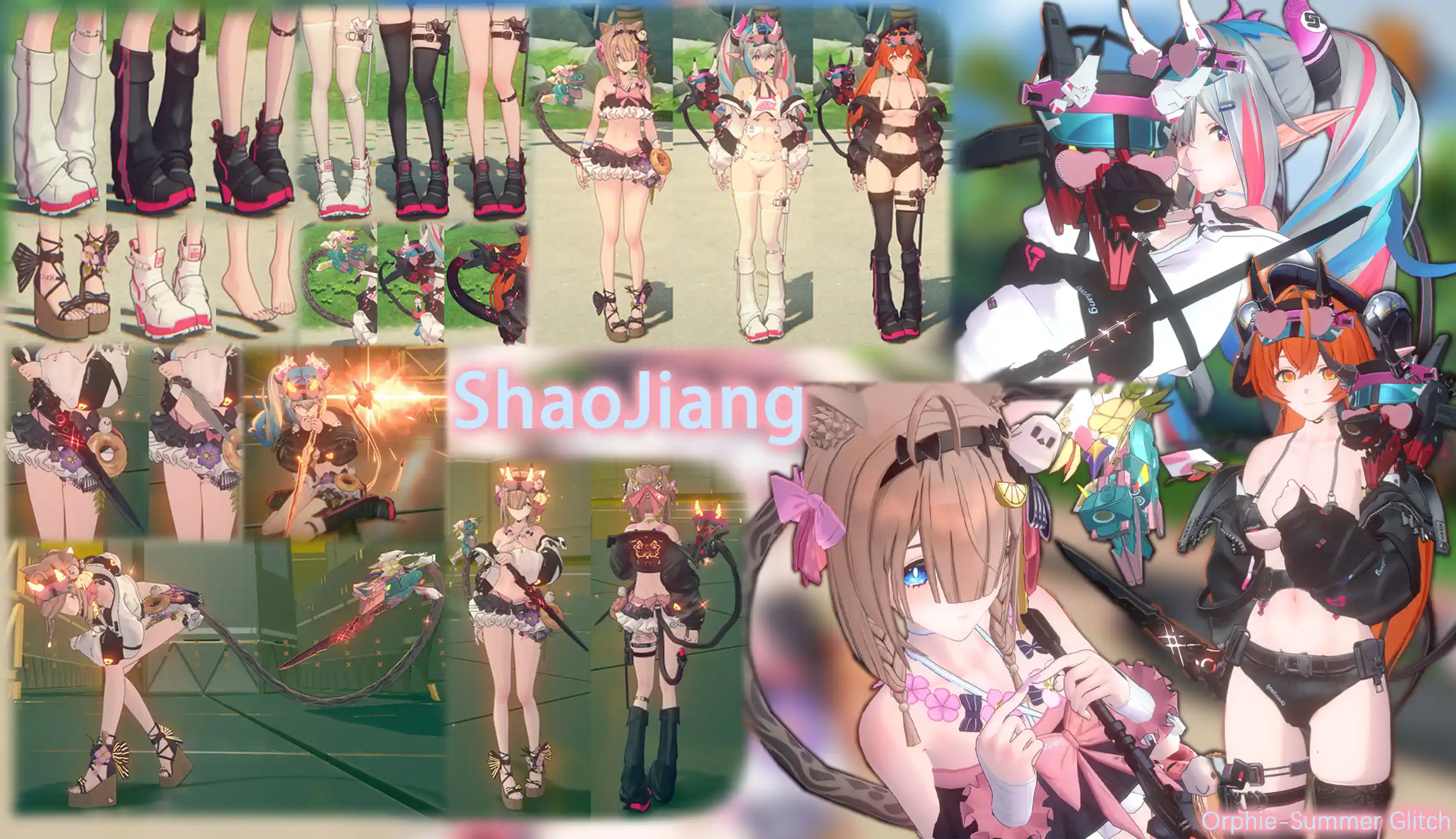 ゼンレスゾーンゼロ Orphie-Summer Glitch-NSFW mod