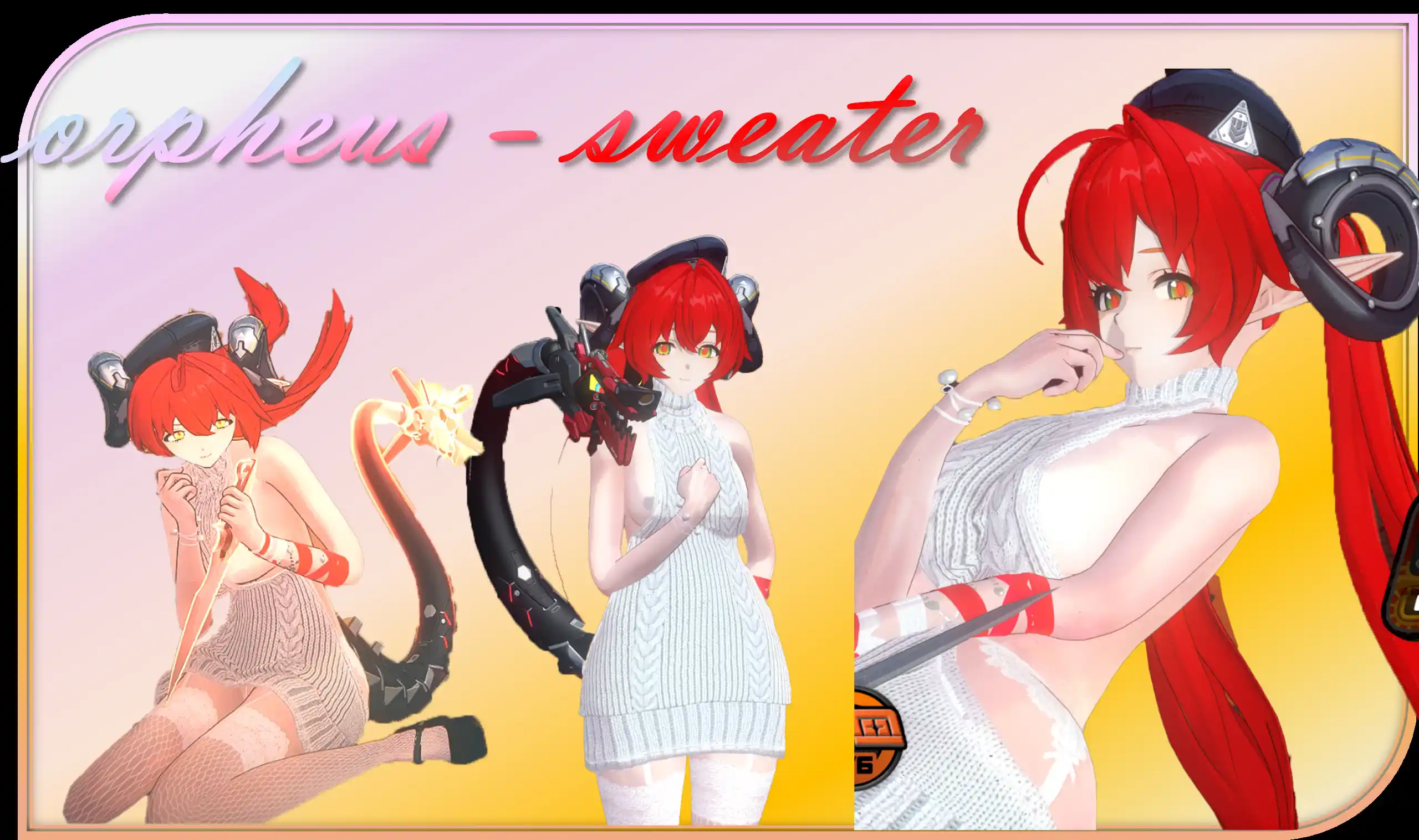 ゼンレスゾーンゼロ Orpheus - sweater mod